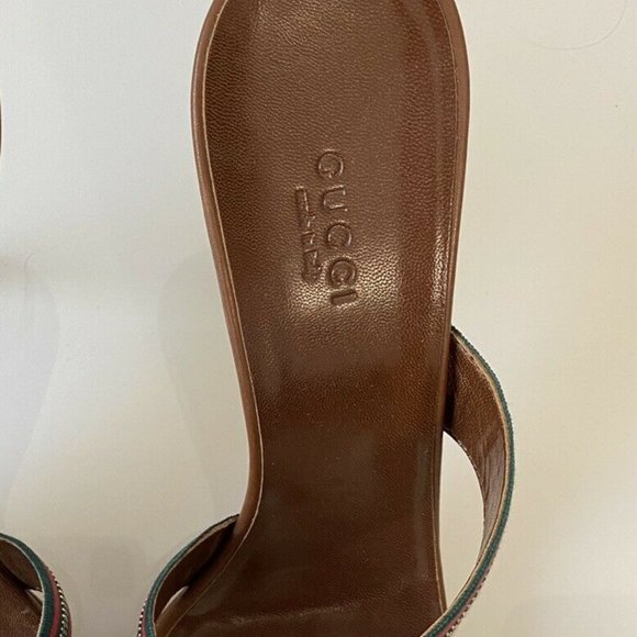 **SALE**GUCCI~RARE~SHERRY LINE~ZIPPERED DESIGN HEELS - Picture 8 of 10
